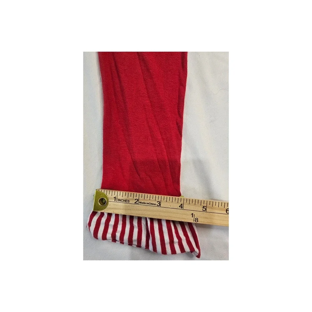 Rare Editions Girls Red Reindeer Ruffle Tunic and Leggings Christmas Set Size 4T